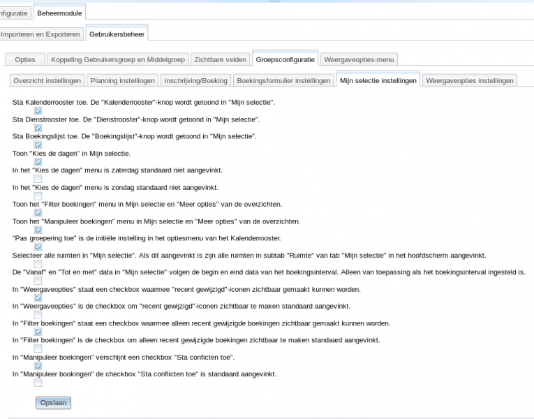 Bestand:10nlWebberBeheermoduleGebruikersgroepenGroepconfiguratieMijnSelectieInstellingen.png
